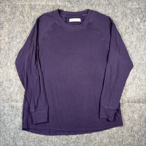 Lake Pajamas Women's Small Sweatshirt Purple Long Sleeve Soft Stretch